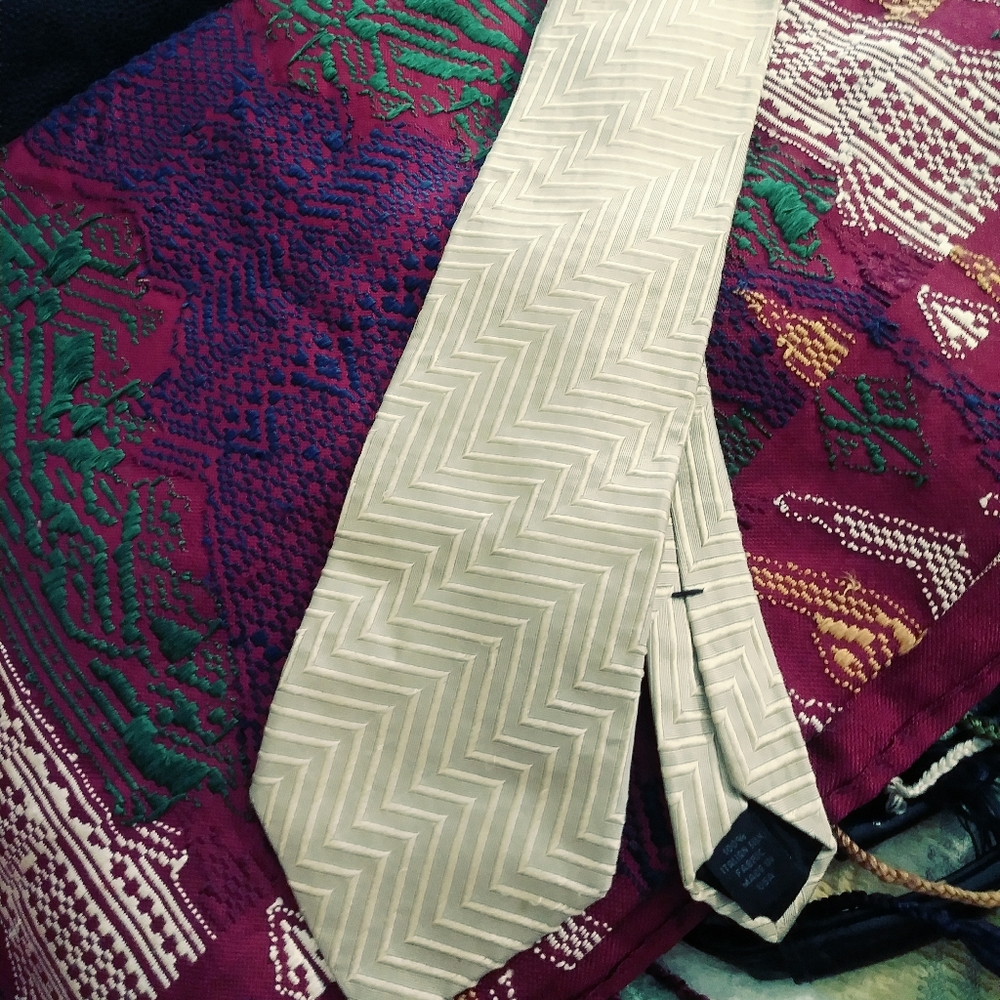 Express ITALIAN Silk, Made In USA Tie. 🌴